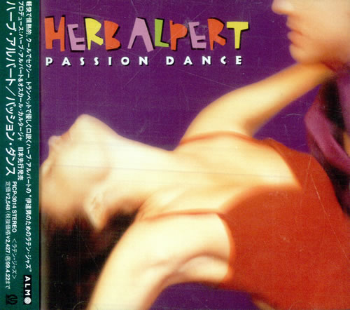 Herb Alpert Passion Dance CD album (CDLP) Japanese HBACDPA504223