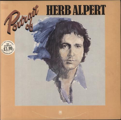 Herb Alpert Portrait Of - Price Stickered Sleeve 2-LP vinyl record set (Double LP Album) UK HBA2LPO859393