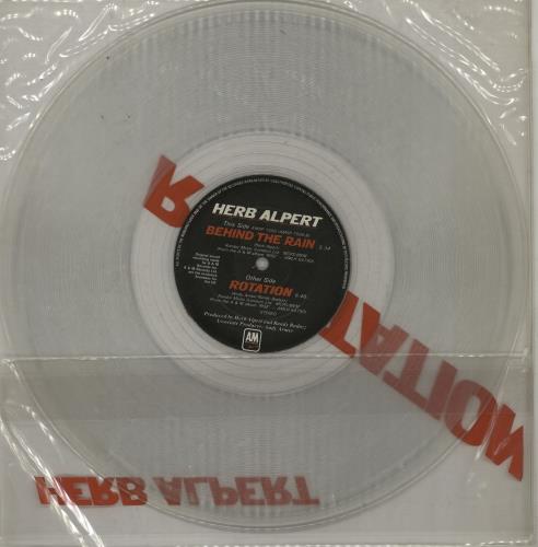 Herb Alpert Rotation - Clear Vinyl 12" vinyl single (12 inch record / Maxi-single) UK HBA12RO540855