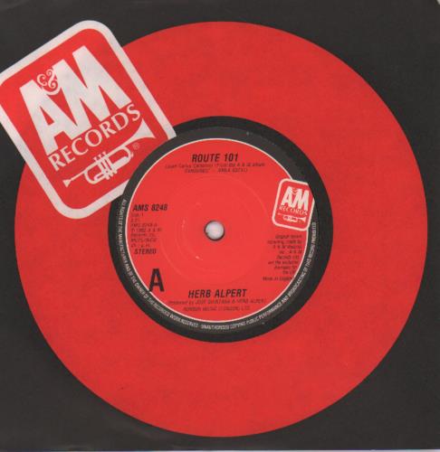 Herb Alpert Route 101 7" vinyl single (7 inch record / 45) UK HBA07RO646263