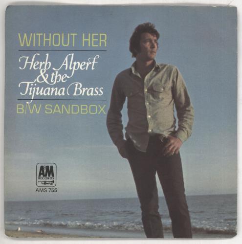 Herb Alpert Without Her - 4 Pr 7" vinyl single (7 inch record / 45) UK HBA07WI739194