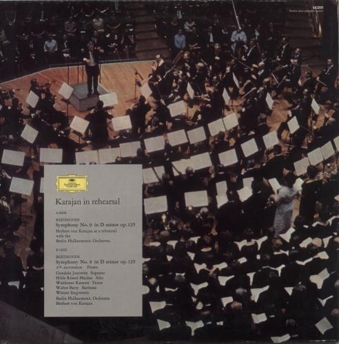 Herbert Von Karajan Karajan In Rehearsal + Insert vinyl LP album (LP record) Austrian HK3LPKA537592