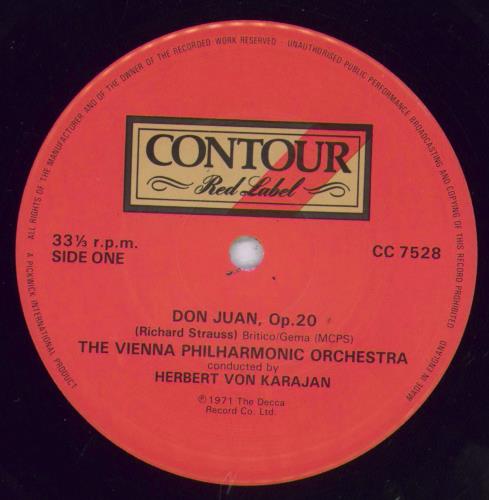 Herbert Von Karajan Romeo And Juliet (Fantasy Overture) - Tchaikovsky / Don Juan - Strauss vinyl LP album (LP record) UK HK3LPRO831766