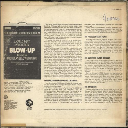 Herbie Hancock Blow-Up - Promo vinyl LP album (LP record) US HHALPBL698987