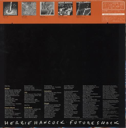 Herbie Hancock Future Shock vinyl LP album (LP record) Japanese HHALPFU464750