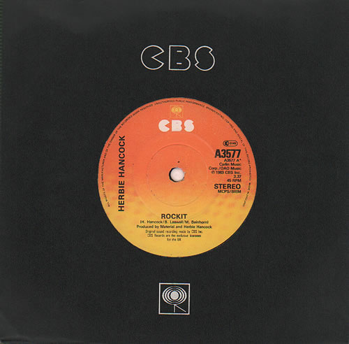 Herbie Hancock Rockit - Solid 7" vinyl single (7 inch record / 45) UK HHA07RO636907