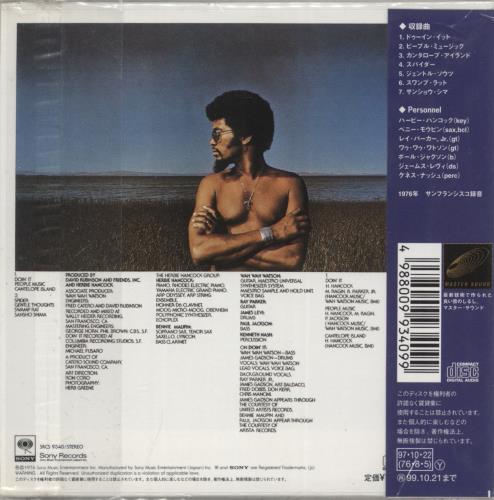 Herbie Hancock Secrets CD album (CDLP) Japanese HHACDSE885580