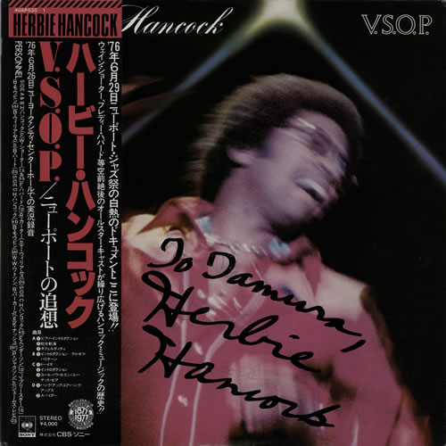 Herbie Hancock V.S.O.P. - Autographed 2-LP vinyl record set (Double LP Album) Japanese HHA2LVS594998