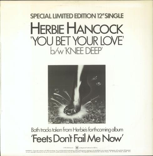 Herbie Hancock You Bet Your Love - Green Vinyl 12" vinyl single (12 inch record / Maxi-single) UK HHA12YO240221