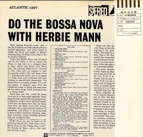 Herbie Mann Do The Bossa Nova With Herbie Mann vinyl LP album (LP record) Japanese HM1LPDO349374