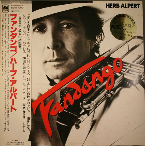 Herb Alpert Fandango Japanese Promo vinyl LP album (LP record) (556322)