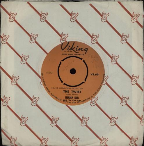 Herma Keil The Twist 7" vinyl single (7 inch record / 45) New Zealand I-X07TH677808