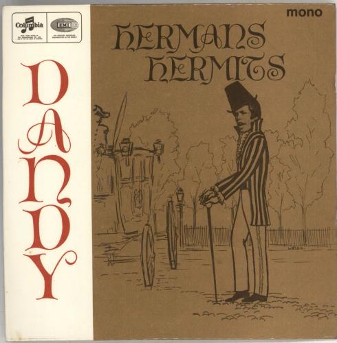 Herman's Hermits Dandy EP + Sleeve 7" vinyl single (7 inch record / 45) UK HMH07DA193232