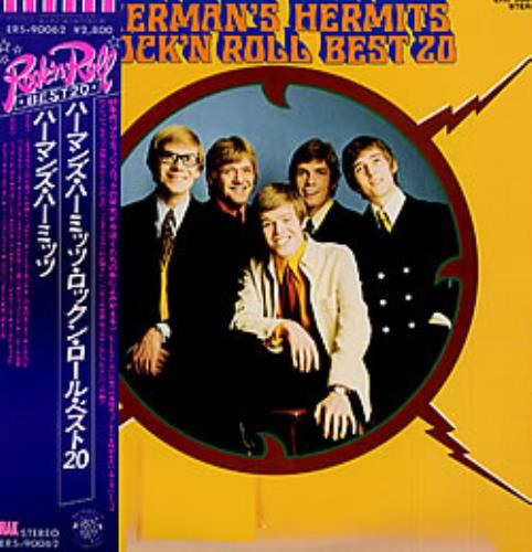 Herman's Hermits Rock 'N Roll Best 20 vinyl LP album (LP record) Japanese HMHLPRO176608