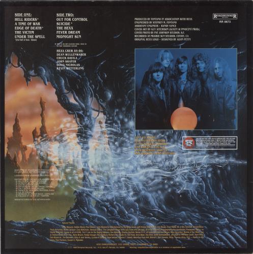 Hexx Under The Spell vinyl LP album (LP record) Dutch HQYLPUN557440