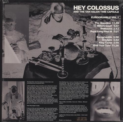 Hey Colossus Eurogrumble Vol. 1 vinyl LP album (LP record) UK I20LPEU865432