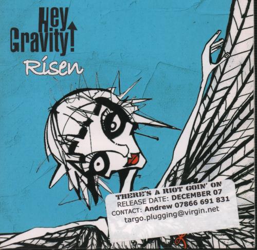 Hey Gravity! Risen CD album (CDLP) UK I21CDRI665911