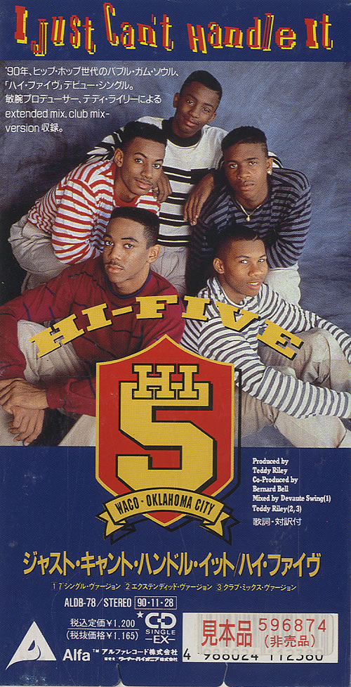 Hi-Five I Just Can't Handle It - Snapped 3" CD single (CD3) Japanese H-1C3IJ449067