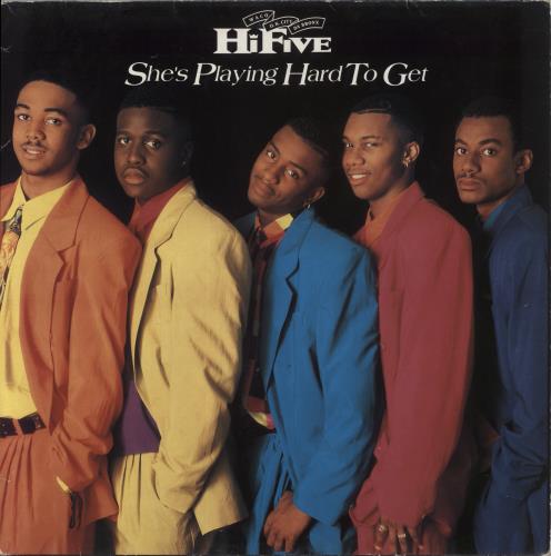 Hi-Five She's Playing Hard To Get vinyl LP album (LP record) UK H-1LPSH861319