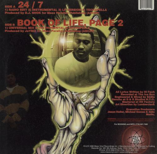 Hi-Tech 24/7 EP 12" vinyl single (12 inch record / Maxi-single) US 3M-12EP757661