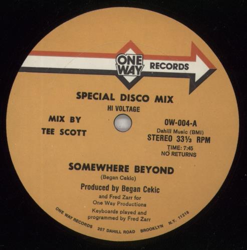 Hi Voltage Somewhere Beyond 12" vinyl single (12 inch record / Maxi-single) US 01B12SO874422