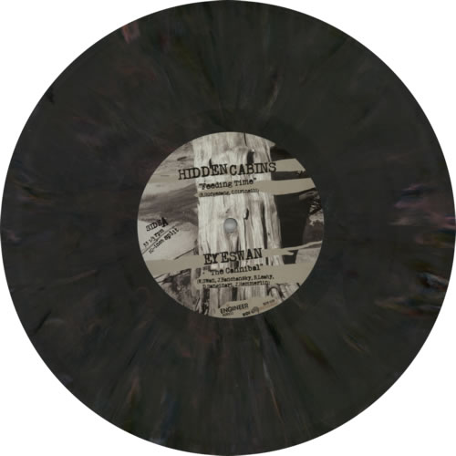 Hidden Cabins Weathered EP - Grey Splattered Vinyl 10" vinyl single (10 inch record) UK HSJ10WE606949