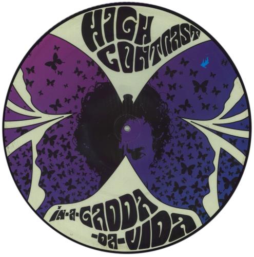 High Contrast In-A-Gadda-Da-Vida / Everything's Different (Calibre Remix) 12" vinyl picture disc (12 inch picture record) UK HQH2PIN877863