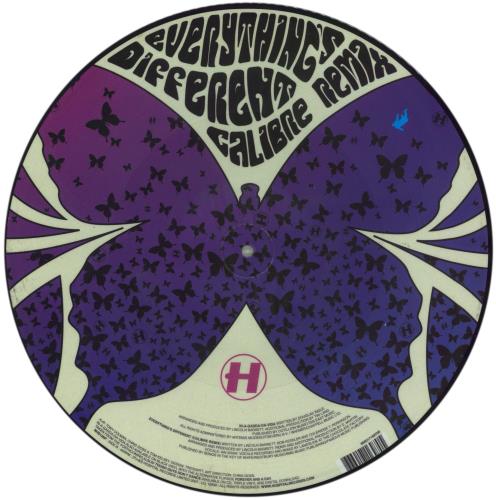 High Contrast In-A-Gadda-Da-Vida / Everything's Different (Calibre Remix) 12" vinyl picture disc (12 inch picture record) UK HQH2PIN877863