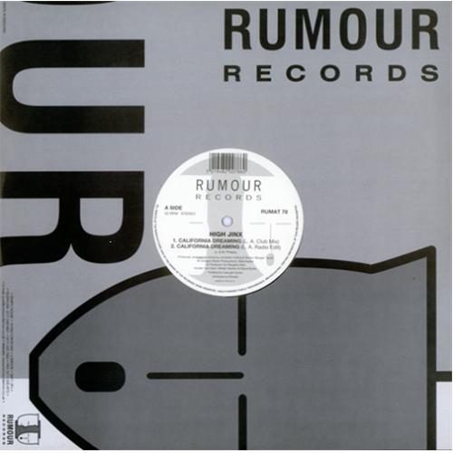 High Jinx California Dreaming 12" vinyl single (12 inch record / Maxi-single) UK HCM12CA413818