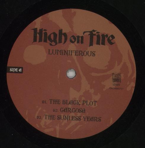 High On Fire Luminiferous - 180g 2-LP vinyl record set (Double LP Album) UK O3J2LLU867212