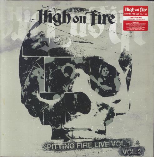 High On Fire Spitting Fire Live Vol. 1 & Vol. 2 - 180g 2-LP vinyl record set (Double LP Album) UK O3J2LSP832470