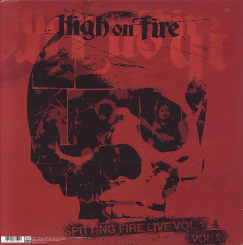 High On Fire Spitting Fire Live Vol. 1 & Vol. 2 - 180g 2-LP vinyl record set (Double LP Album) UK O3J2LSP832470