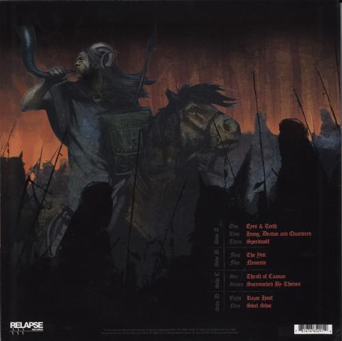 High On Fire Surrounded By Thieves - Orange and Green Split Vinyl 2-LP vinyl record set (Double LP Album) US O3J2LSU778569