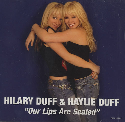 Hilary Duff Our Lips Are Sealed CD single (CD5 / 5") US HA-C5OU295629