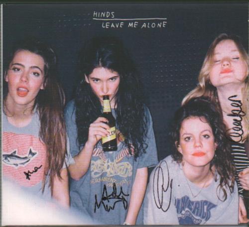 Hinds Leave Me Alone - Autographed CD album (CDLP) UK IZNCDLE662017