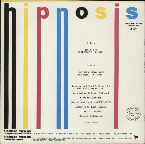 Hipnosis Droid 12" vinyl single (12 inch record / Maxi-single) German 8MR12DR868721