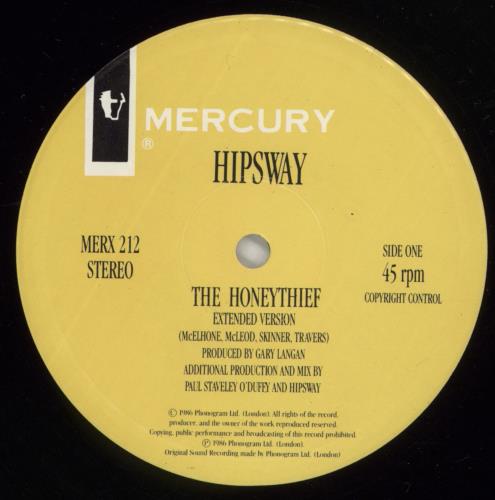 Hipsway The Honeythief 12" vinyl single (12 inch record / Maxi-single) UK HIP12TH44230