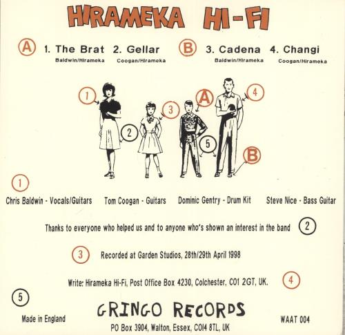 Hirameka Hi-Fi Play Hard EP 7" vinyl single (7 inch record / 45) UK -PV07PL886059