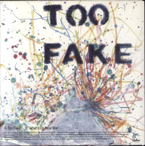 Hockey Too Fake 7" vinyl single (7 inch record / 45) US KE607TO489308