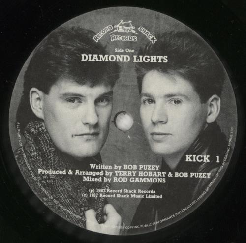 Hoddle & Waddle Diamond Lights 7" vinyl single (7 inch record / 45) UK H&W07DI193805