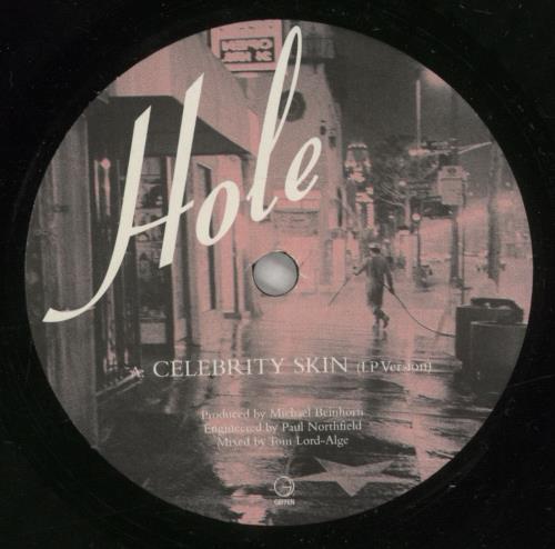 Hole Celebrity Skin - EX 7" vinyl single (7 inch record / 45) UK HLE07CE885452