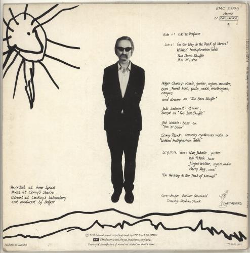Holger Czukay On The Way To The Peak Of Normal vinyl LP album (LP record) UK CZULPON444511