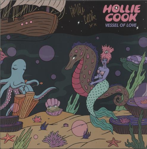 Hollie Cook Vessel of Love - Autographed - Pink Vinyl vinyl LP album (LP record) US HXMLPVE874097