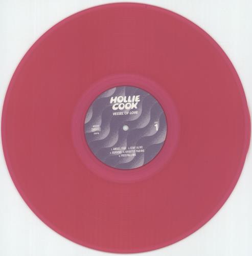 Hollie Cook Vessel of Love - Autographed - Pink Vinyl vinyl LP album (LP record) US HXMLPVE874097