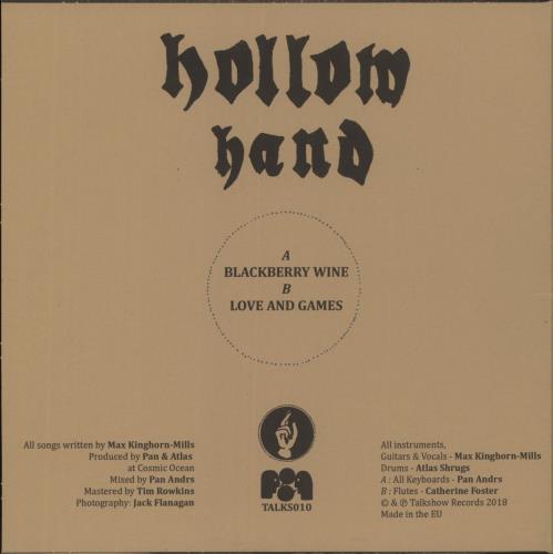 Hollow Hand Blackberry Wine 7" vinyl single (7 inch record / 45) UK -T-07BL883702