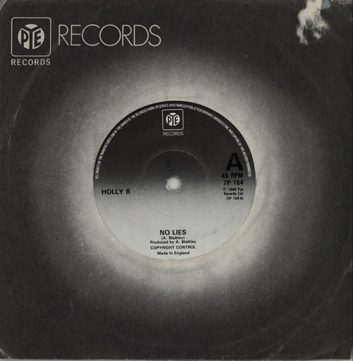 Holly B No Lies 7" vinyl single (7 inch record / 45) UK HW507NO573476
