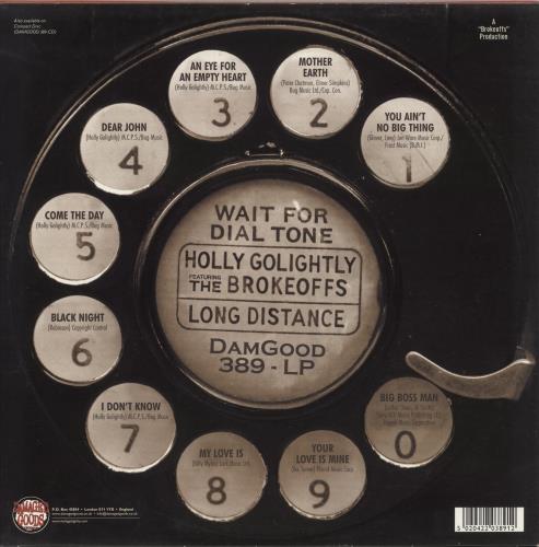 Holly Golightly Long Distance vinyl LP album (LP record) UK HGYLPLO872805