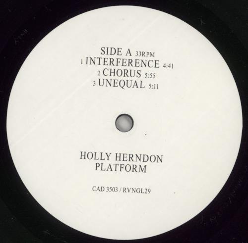 Holly Herndon Platform - Numbered Silkscreen Sleeve 2-LP vinyl record set (Double LP Album) US 0QY2LPL866072