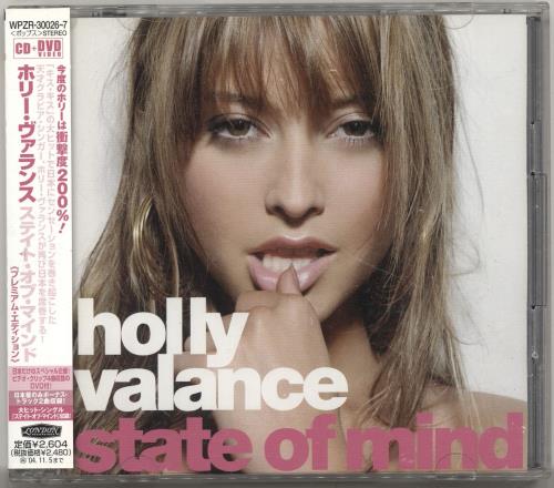 Holly Valance State Of Mind 2-disc CD/DVD set Japanese HVA2DST422119