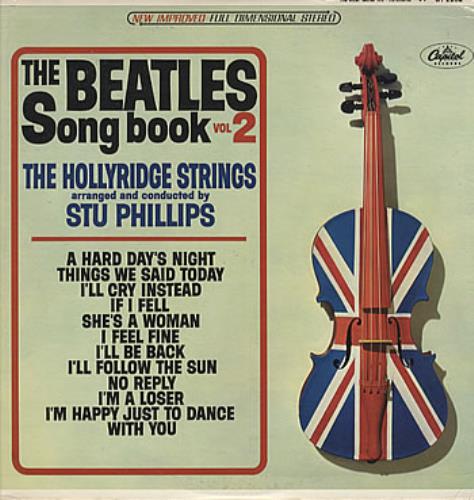 Hollyridge Strings The Beatles Songbook Vol.2 - Orig Rainbow Label vinyl LP album (LP record) US HRSLPTH66631
